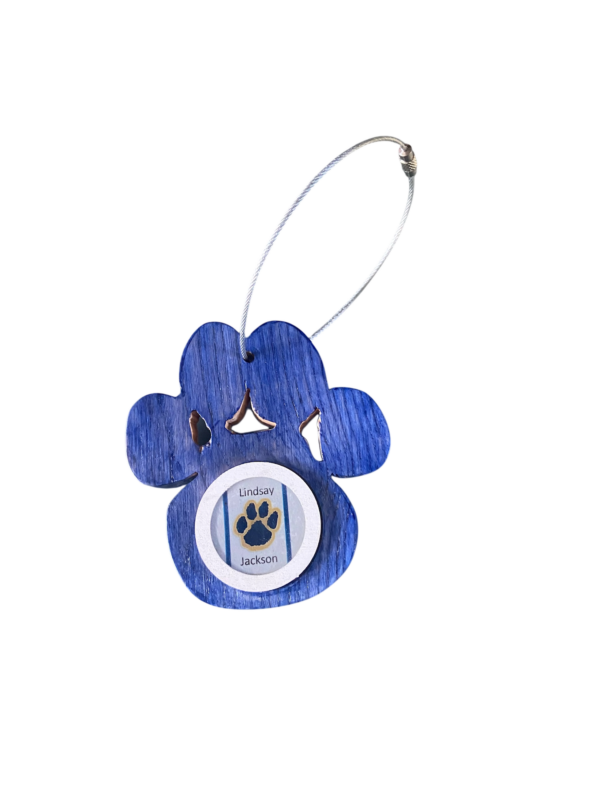 Personalized Paw Bag Tag and Ball Marker